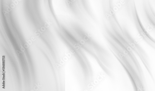 white cloth background abstract with soft waves