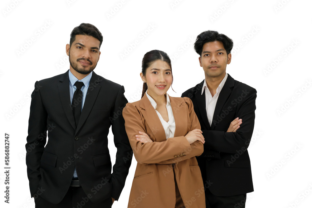 Business people isolated on white background Business people isolated on white background
