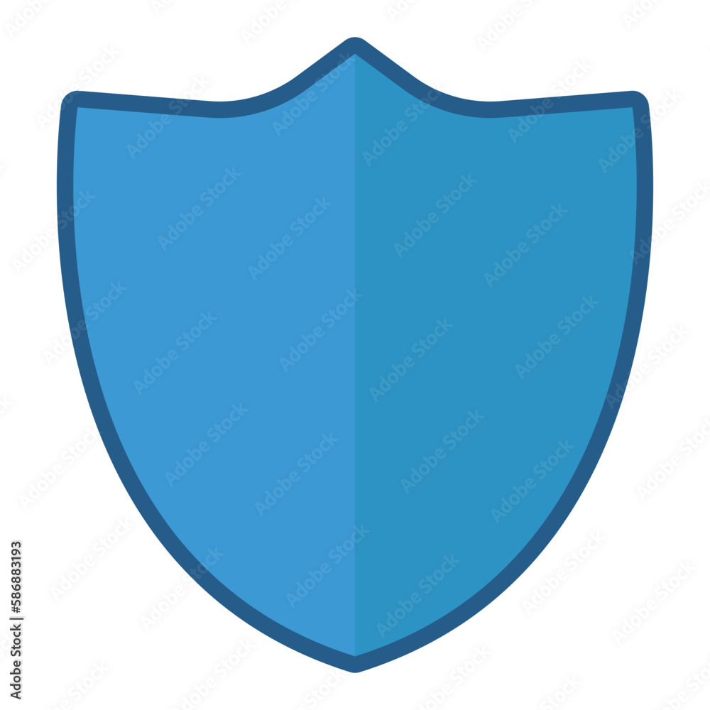 Emblem blank icon shield protection shield Emblem blank icon shield protection shield