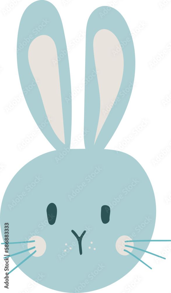 Obraz premium Vector of the easter rabbit