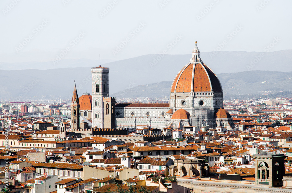 Beautiful Florence Cathedral stock photo