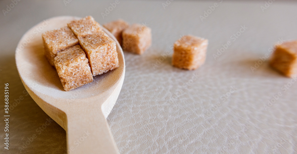 brown sugar cubes close up brown sugar cubes close up