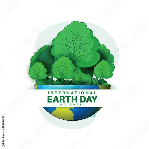 International  Mother eatrh Day world map vector design poster.
