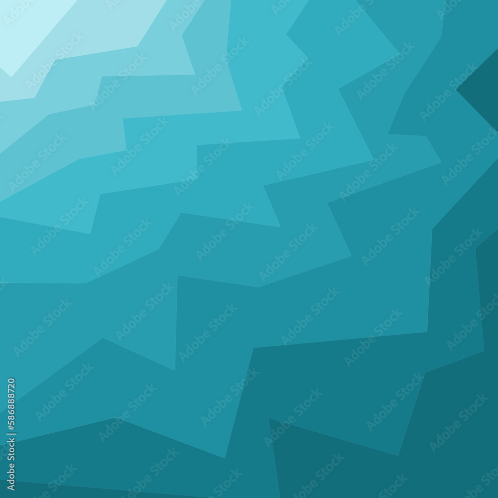 abstract blue background with waves, sea ocean water curve ripple, angular shapes, spring summer wallpaper