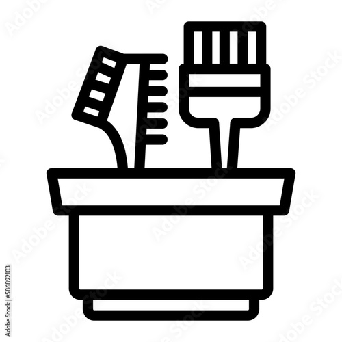 hair tools icon