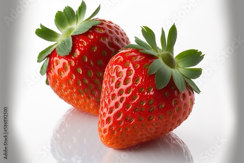 Strawberries. AI generated