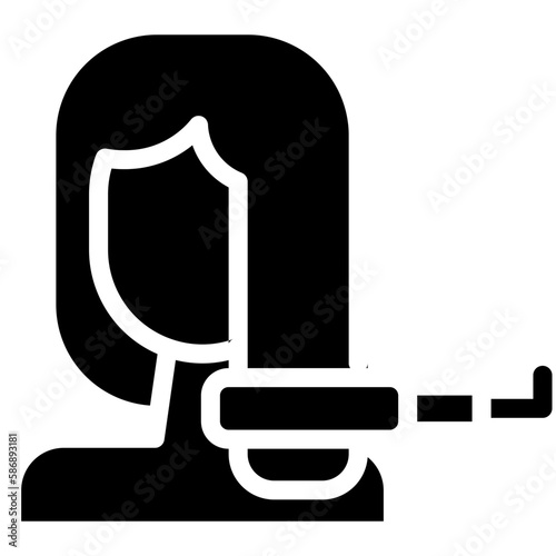hair straightener icon