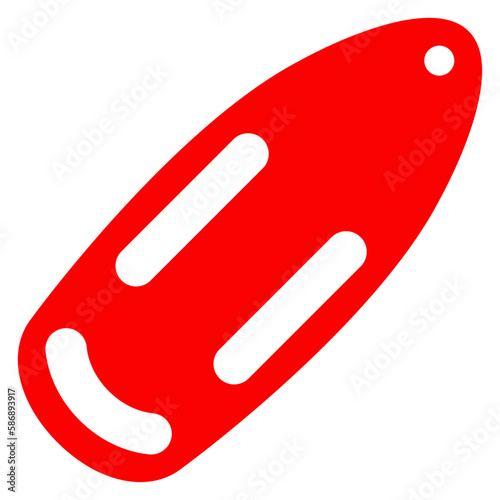 Logo salvamento. Icono plano aislado silueta de baliza salvavidas