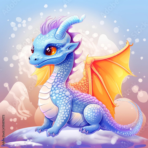 dragon jpg illustration fantasy, medieval, AI