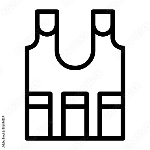 bulletproof vest icon