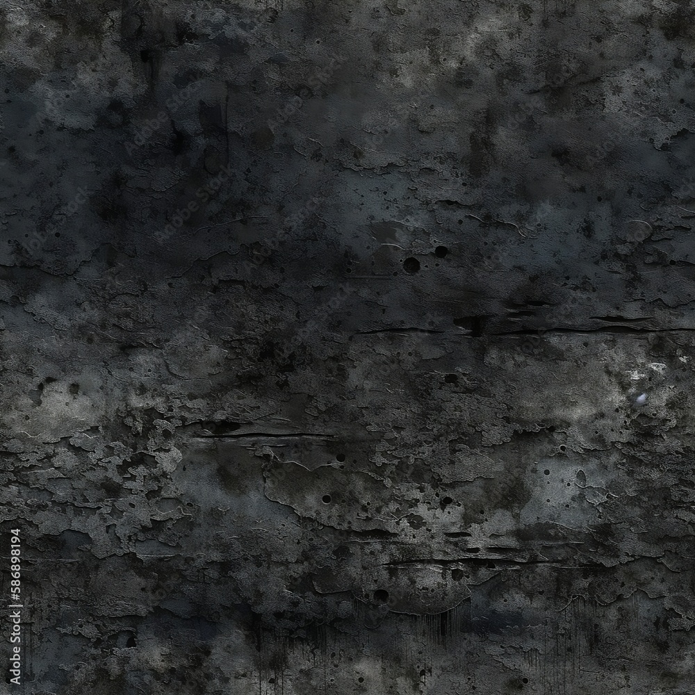 concrete wall background, seamless texture, grunge dark gray black wallpaper
