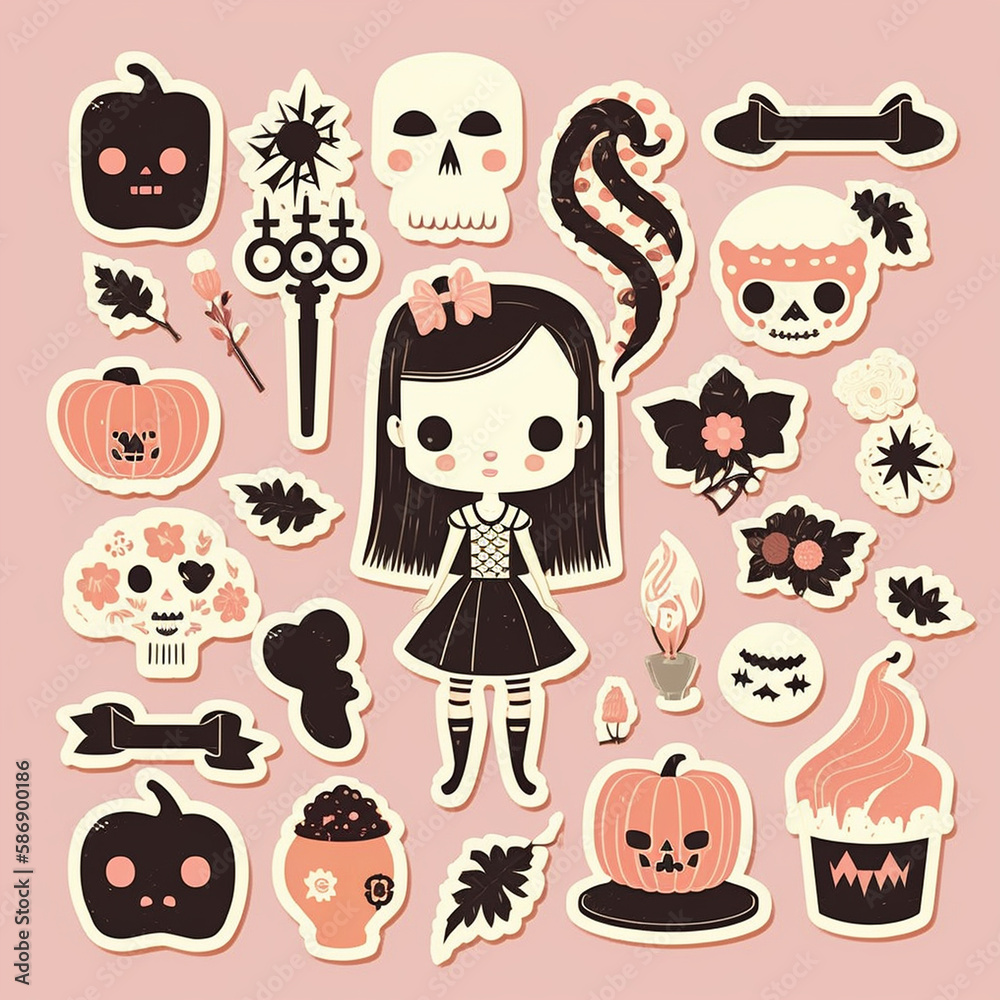Halloween Witch Collection Vector