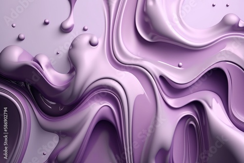 Purple paint with a purple background. Generative Ai