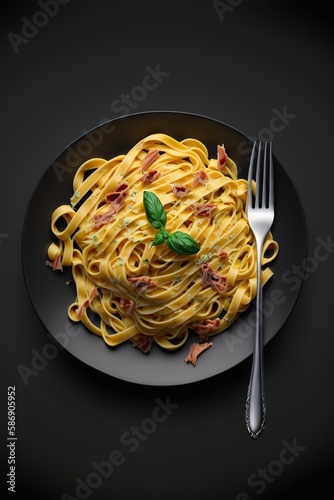 Spaghetti. AI generated