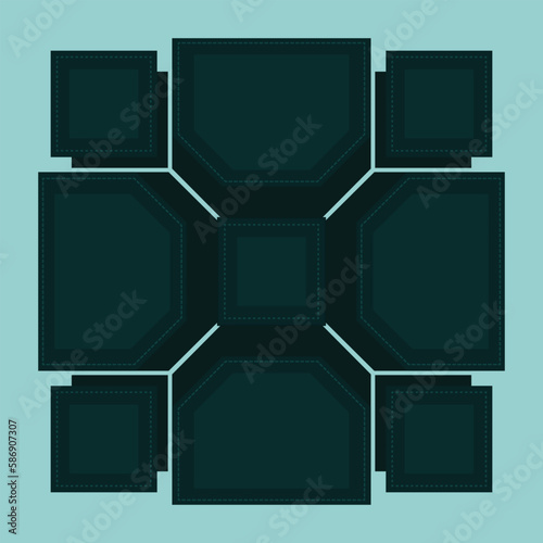 Luxury pattern shape design. Suitable for printing, ceramics, building or paper printing