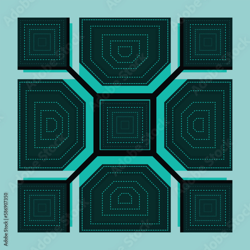 Luxury pattern shape design. Suitable for printing, ceramics, building or paper printing