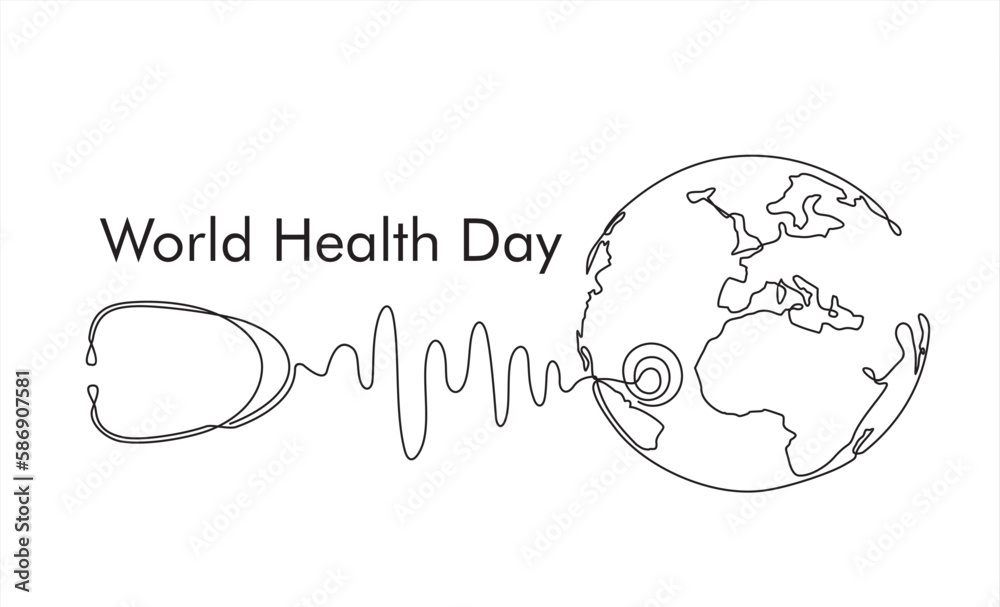 World Health Day Poster Drawing easy, April-7 | How to draw World Health  Day drawing| Eat healthy - YouTube