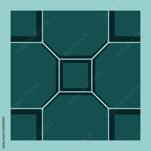 Luxury pattern shape design. Suitable for printing, ceramics, building or paper printing