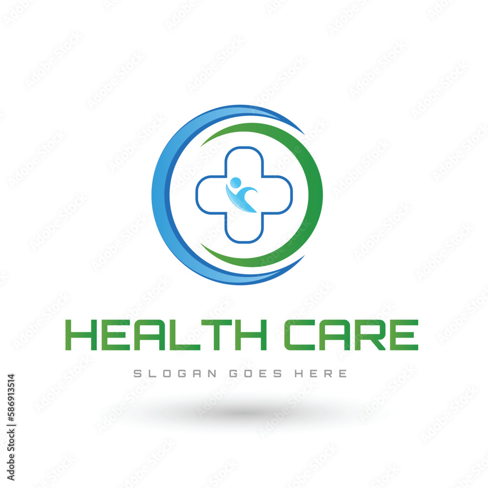 Medical Cross and Health Pharmacy Logo Vector Template Medical Cross and Health Pharmacy Logo Vector Template