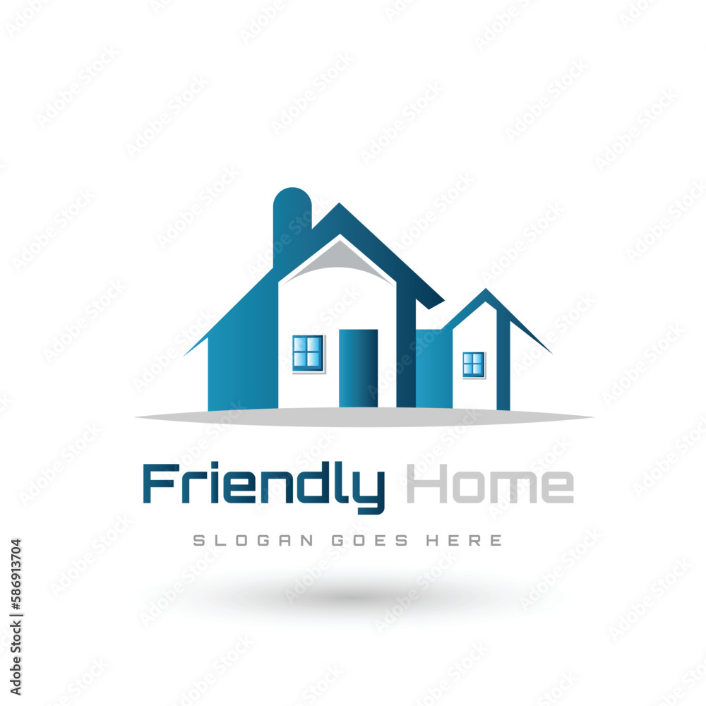 Fototapeta premium Home Logo Template. Vector Illustrator Eps.10