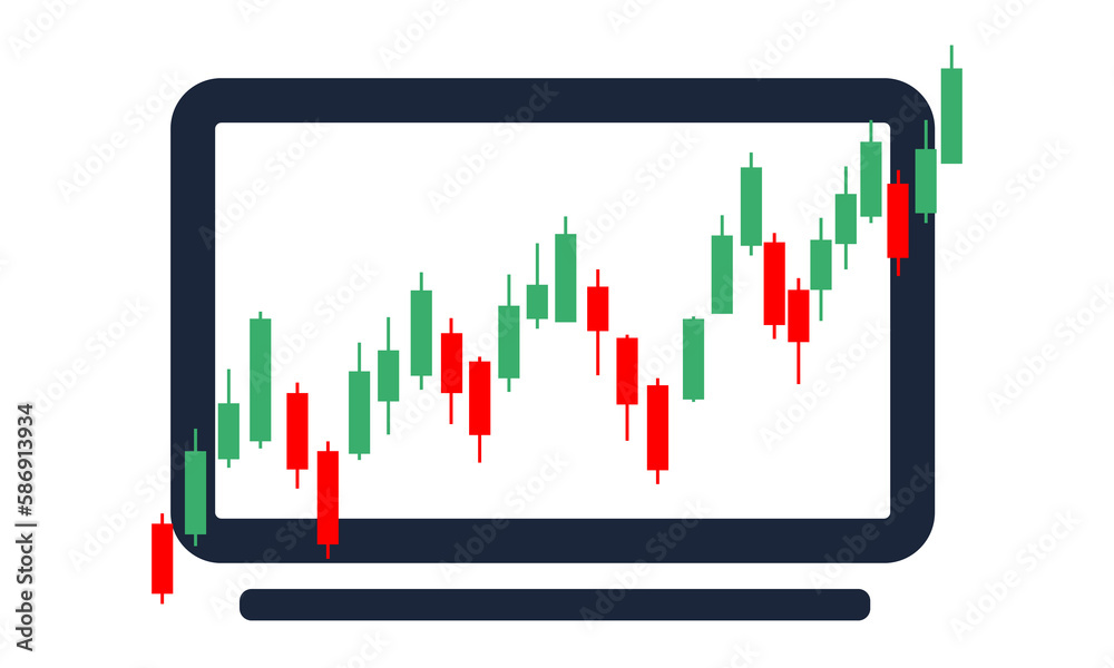 Forex candlestick signal graph image diagram financial trade financial
