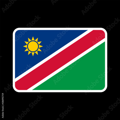 Free Download Namibia flag, official colors and proportion. Vector illustration. - GFXLoad