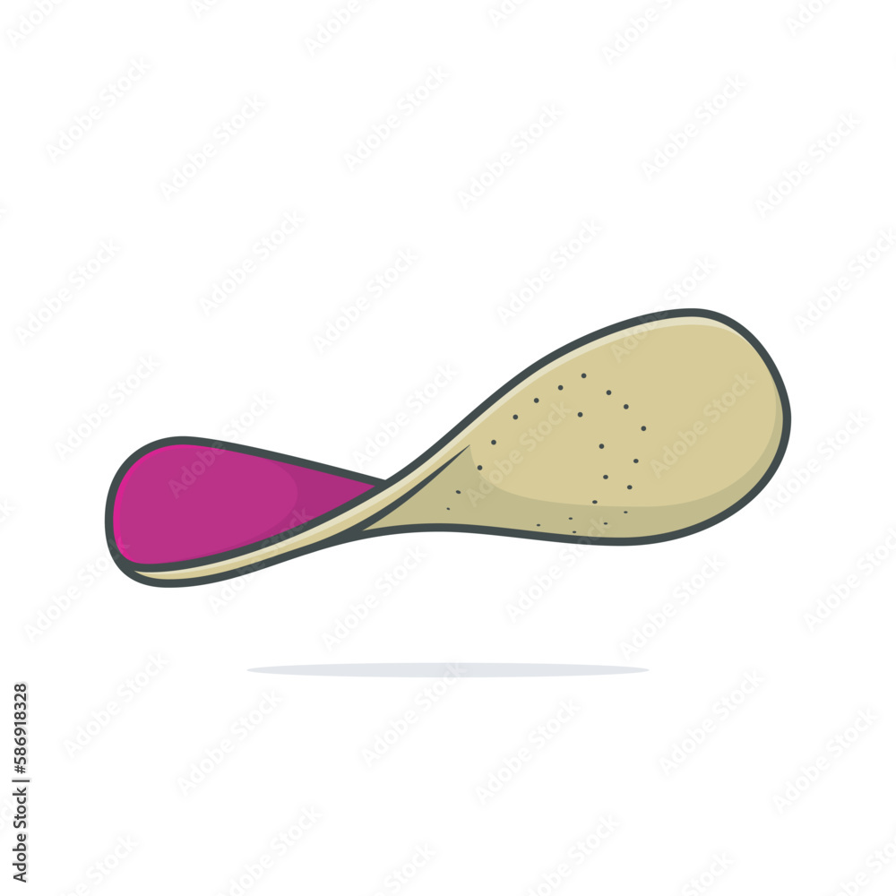 Comfortable Orthotics Shoe Insole, Arch Supports vector illustration. Fashion object icon concept. Insoles for a comfortable and healthy walk vector design Comfortable Orthotics Shoe Insole, Arch Supports vector illustration. Fashion object icon concept. Insoles for a comfortable and healthy walk vector design