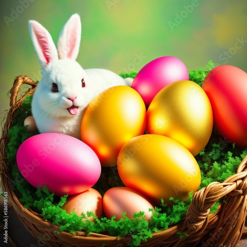 Cute Easter Bunny Art