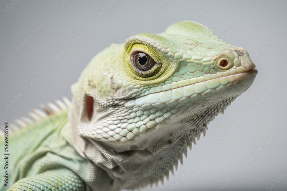 Iguana cub. Generative AI Iguana cub. Generative AI