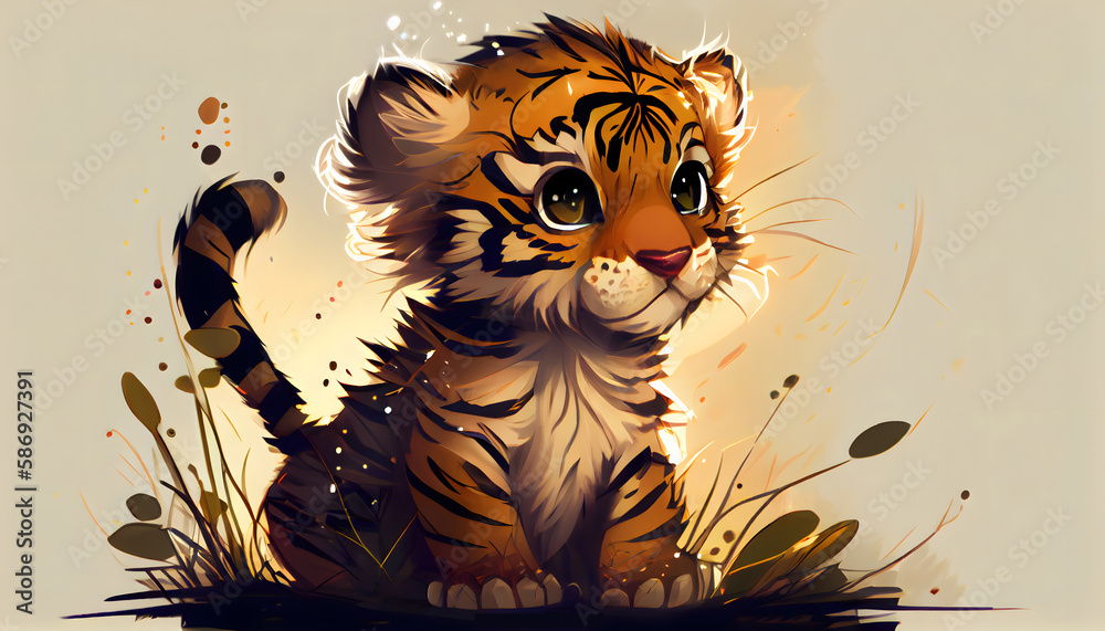Download Tiger Animated Cartoon Predator Royalty-Free Stock Illustration  Image - Pixabay