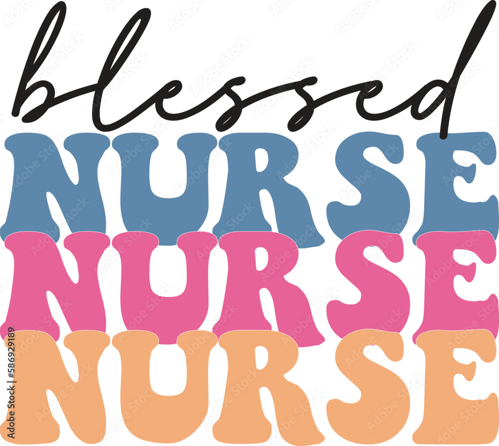 Fototapeta premium Nurse Svg design