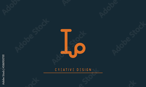 Alphabet letters Initials Monogram logo IO , OI