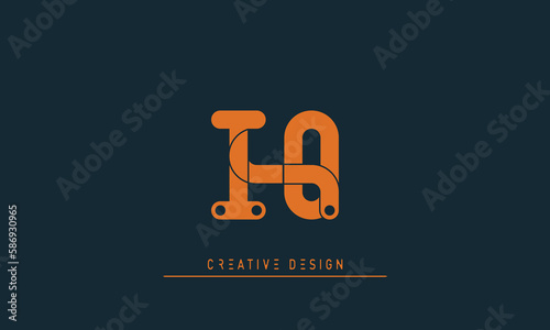 Alphabet letters Initials Monogram logo IO , OI
