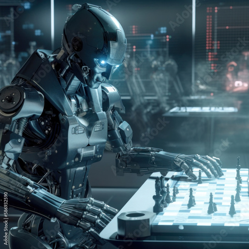 Un intelligence artificielle, un robot