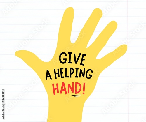 Cuadro en lienzo World Book Day , 3rd of March, giving helping hands to others, Best use for education purposes