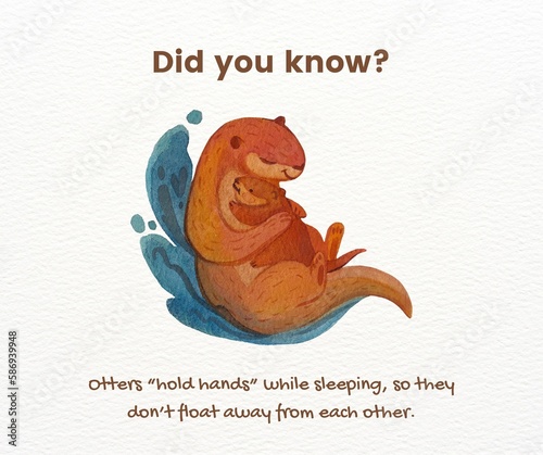 Animal Illustration, Best use for Knowledge material , compaings, posts and fun fact for educational purpose etc. 