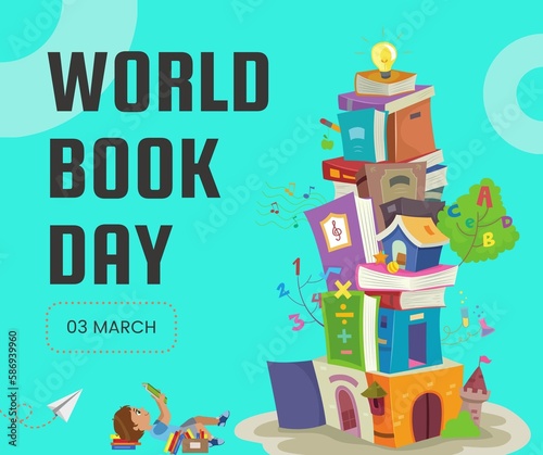 World Book Day , 3rd of March, giving helping hands to others, Best use for education purposes.