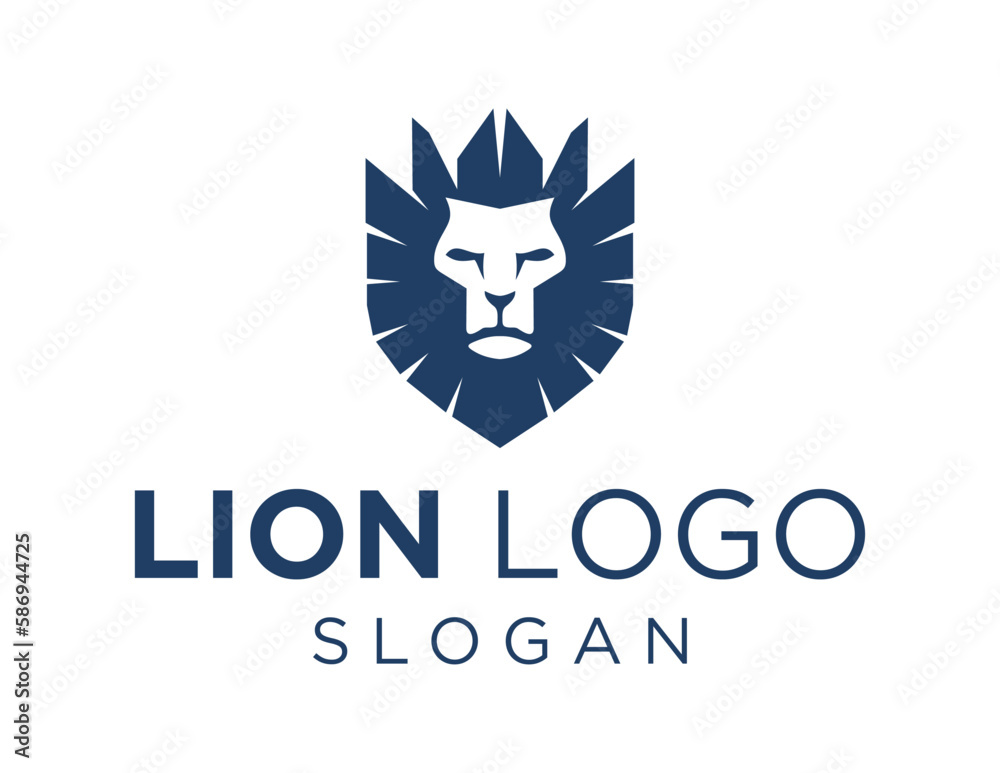 Logo about Lion on white background. created using the CorelDraw application. Logo about Lion on white background. created using the CorelDraw application.