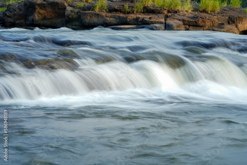 Small Water fall Long Exposure river stream