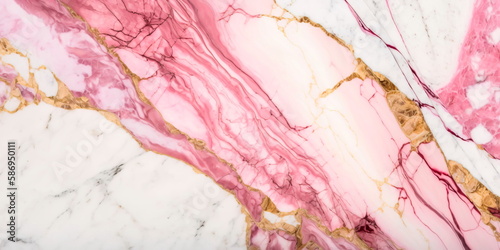 Pink Rosa Portogallo marble background Generative AI