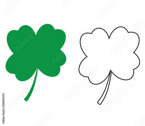 irish shamrock st patrick design art