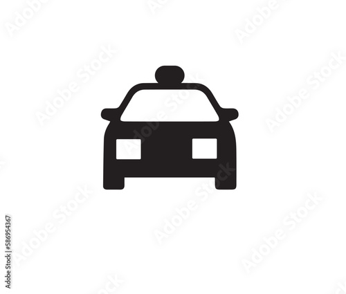 illustration of a car black icon vector