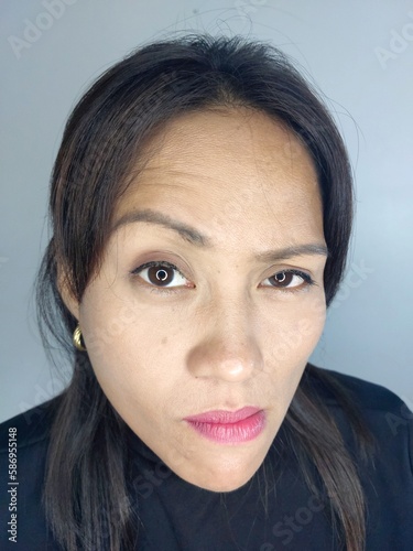 Young Minority Female And Confusion Isolated