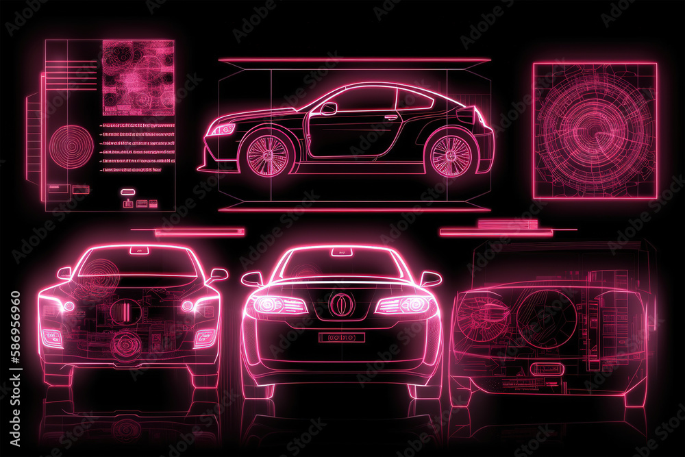 car hologram car hologram