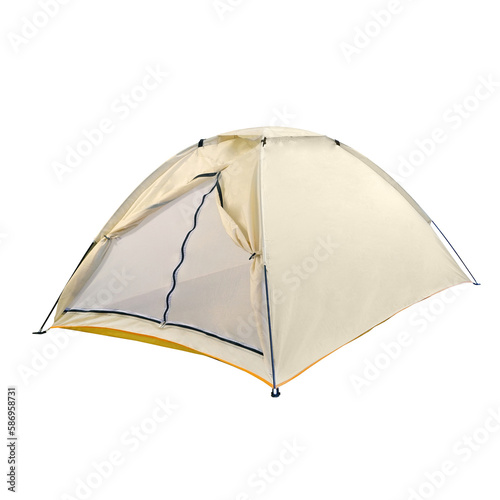 Camping tent isolated on transparent background
