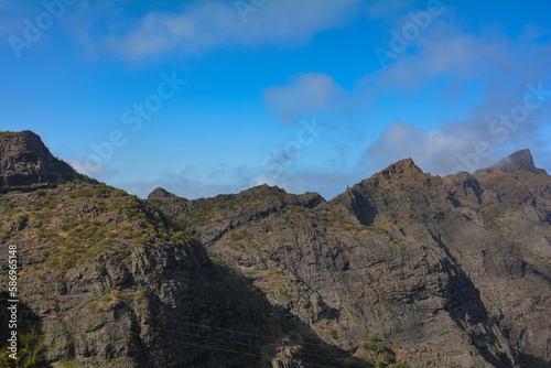 Mountains in Tenerife in Spain