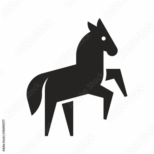 Horse Logo. Icon design. Template elements