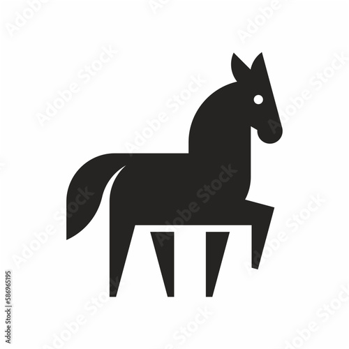 Horse Logo. Icon design. Template elements