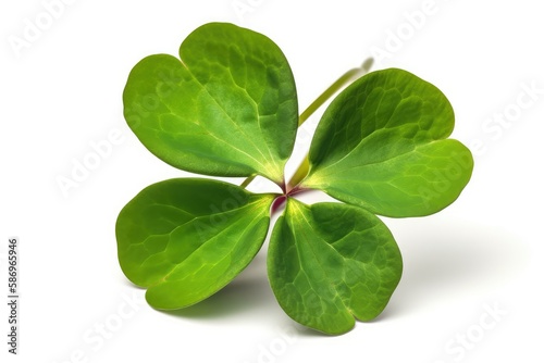 clover isolated on white