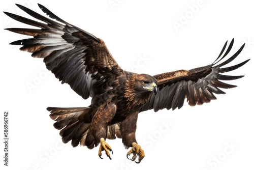 bald eagle in flight © Man888